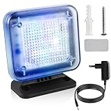 TV Simulator mit 12 LEDs und 3 wählbaren Programmen, Dummy TV Fernsehsimulator,...