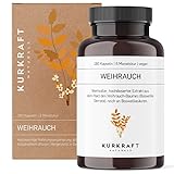 Kurkraft® Weihrauch Extrakt (85%) - 180 Kapseln - 500mg je Kapsel - Hochdosiert -...