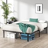 Zinus Caleb Bett 140x200 cm - Höhe 36 cm mit Stauraum unter dem Bett -...