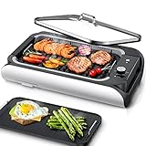 Elektrischer Tischgrill, Rauchfreier Elektrogrill mit 3200 U/min, mit...