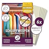 Plantura Schlupfwespen gegen Kleidermotten, Komplett-Lösung mit 24 Karten (6 Karten à 4...