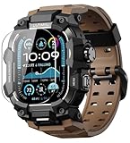 ULTIMAL Robuste Schutzhülle mit Band für Apple Watch 44 mm, kompatibel mit Apple Watch...