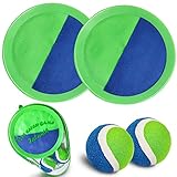 Jalunth Klettballspiel Klettball Strandspielzeug Strandspiele Wurfspiel Kinder...
