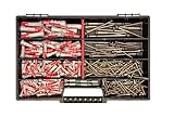 Fischer Dübel Set incl Torx Schrauben & 6xBits (280 Teile) 5x25 6x30 8x40 10x50 mm