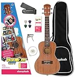 Classplash Harmony City - Anfänger-Set mit Lern-App, Konzert-Ukulele, Tasche,...