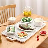 Warmhalteschale für Catering, Platte Aus Gehärtetem Glas, PC-Kühlboden,...