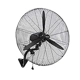 Industrieller Oszillierender Ventilator zur Wandmontage – Leise elektrische Kühlung...