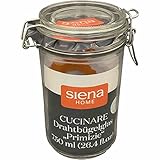 Siena Home Bügel-Glas Cucinare rund 0,75 l, 6er-Pack Edelstahl-Klammer, mit Ring