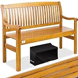 KESSER® Gartenbank Holz Holzbank wetterfest | Für 2 bis 3 Personen | Parkbank aus...