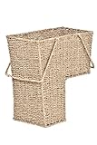 Trademark Innovations Treppenkorb, 38,1 cm, Hellbraun