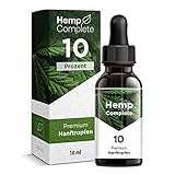 Hemp-Complete 10 Prozent Premium Bio Hanftropfen (10 ml) mit hochwirksame Terpene