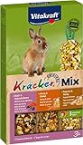 Vitakraft Kräcker Mix, Nagersnack, für Zwergkaninchen, mit Waldbeere, mit Honig, mit...
