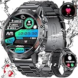 LIGE Smartwatch Herren mit Telefonfunktion, 100+ Sportmodi Outdoor Militär...