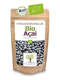 Bio Acai Pulver (Acaipulver) in geprüfter Bio-Qualität (DE-ÖKO-022) - Bio Superfood (1x...