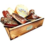 BAVAREGOLA Südtirol Geschenkekiste mit 7 Südtiroler Spezialitäten - Präsentkorb...