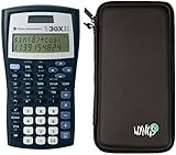 TI-30XIIS Taschenrechner inklusive Schutztasche von WYNGS in Schwarz - Basic Set
