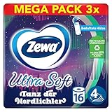 Zewa Ultra Soft Limited Edition Toilettenpapier, Großpackung, 3 x 16 Rollen...