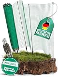 Smabix® Mobiler Zaun zum Einstecken, 25m x 90cm, Komplett-Set, sofort...