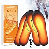 Beheizte Einlegesohlen, 2 Paar Heated Insole, Sohlenwärmer,with USB Interface,...