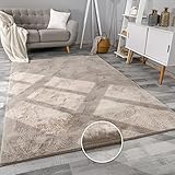 Paco Home Hochflor Teppich Wohnzimmer Flauschig Fellteppich Kunstfell Plüsch Shaggy Weich...