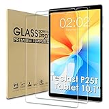 WD&CD 2 Pack Schutzfolie kompatibel mit Teclast P25T Tablet 10.1', 2.5D Tempered glass...