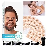 60PCS Magnetische Atmung Nasenstreifen 30 Paare Aufnahme Atmung Nasenstreifen...