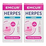 Emcur® Herpescreme mit LSF 30 | gegen Lippenherpes | ab 4 Jahren | mit Sonnenschutz |...