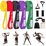Yidaxing Fitnessbänder Set, Resistance Bands 5 Verschiedene Stufen Widerstandsbänder mit...