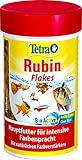Tetra Rubin Flakes - Fischfutter in Flockenform mit natürlichen Farbverstärkern,...