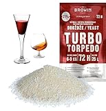 Turbo-Hefe Torpedo 72 h 21% - 120 g/Turbo Brennhefe Alkohol Hefe, Brennhefe Herstellung...