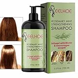 Rosmarin-Shampoo, 100 ml Rosmarin-Minz-Stärkungsshampoo, Shampoo zur Behandlung von...