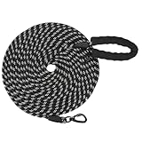 Schleppleine, 5M 10M 20M Schleppleine für Hunde, Robust Hundeleine mit bequemem...