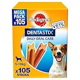 Pedigree Dentastix 2 x wöchentlich für kleine Hunde 105 Stk.