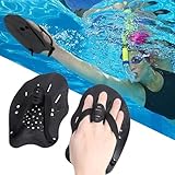 Handpaddel zum Schwimmen, 1 Paar Schwimmpaddel, Schwimmtraining Handpaddel mit...