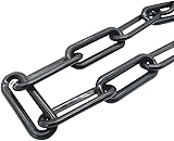 Christoph Palme 2,30m Regenablaufkette 10mm Kunststoff Regenkette Schwarz Ablaufkette...