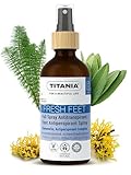 TITANIA Fuß Spray Antitranspirant 100 ml gegen Geruch antibakteriell, Fußspray ohne...