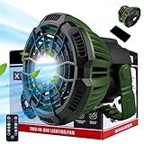Qoosea Camping Ventilator USB Campingventilator für Zelt Wiederaufladbare...