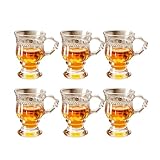 LOMUG 6 Set Gläser Mit Henkel, 150ML Gläser mit Griff, Irish Coffee Gläser...