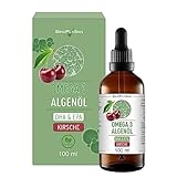 Omega 3 Algenöl mit 998mg DHA & 535mg EPA pro 2.5ml // 100 ml // DIE VEGANE ALTERNATIVE...
