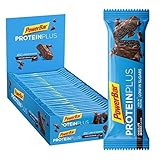 Powerbar - Protein Plus - Low Sugar - Chocolate-Brownie - 30x35g - Riegel mit nur 107 Kcal...