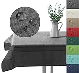 Outdoor Tischdecke Gartentischdecke wasserfest wetterbeständig rutschfest waschbar...