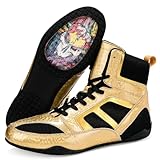 Hiuzylqx Herren Boxschuhe Damen Boxstiefel Ringerschuhe Trainingsschuhe Indoor Fitness...