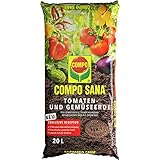 COMPO SANA Tomaten- und Gemüseerde mit 12 Wochen Dünger für alle...