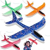 Styropor Flugzeuge für Kinder 4 Stück, Styroporflieger Kinder, Flugzeug...