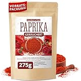 Paprika geräuchert 275g, geräuchertes Paprikapulver süß, Smoked Paprika,...