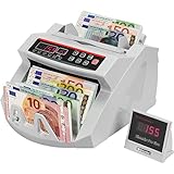 VEVOR Geldscheinzähler mit LED-Display und professionellem Geldscheinzähler...