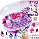 Tacobear Nagelstudio Kinder Mädchen Geschenke 6 7 8 9 10 Jahre Nageltrockner Peel Off...