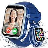 XINGHESF Kinder Smartwatch mit GPS und Telefon, 1.83''HD 4G Smartwatch Kinder mit...