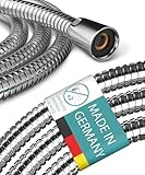 Engelbach® Duschschlauch 1,6m mit doppeltem Verdrehschutz - Brauseschlauch aus...