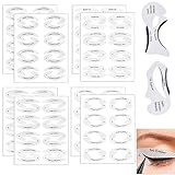 Lidschatten Schablone Set,Schnelles Augen Make-Up Aufkleber Schablone,Eyeliner...